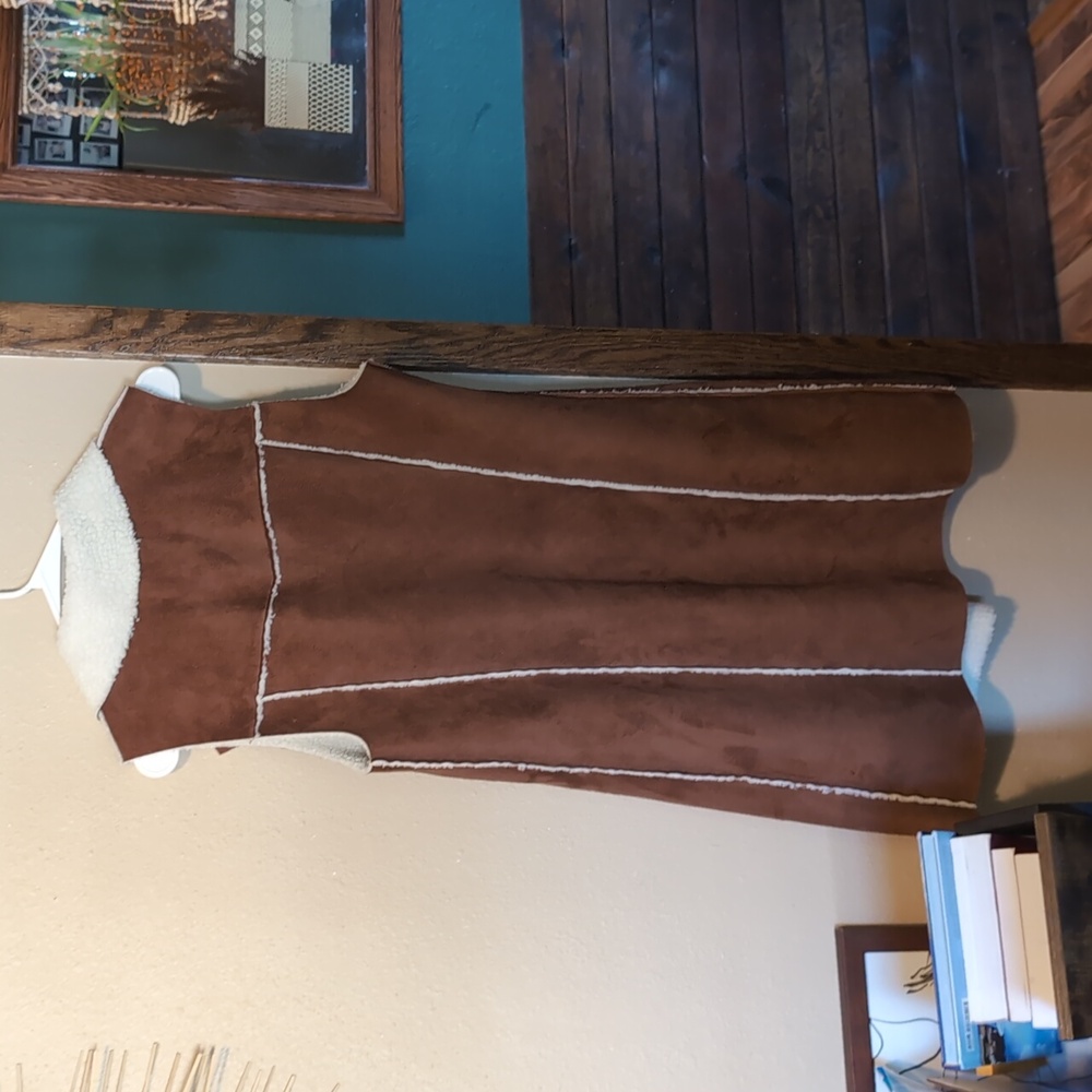 Bcbgeneration Suede Lined Shearling Vest - image 6